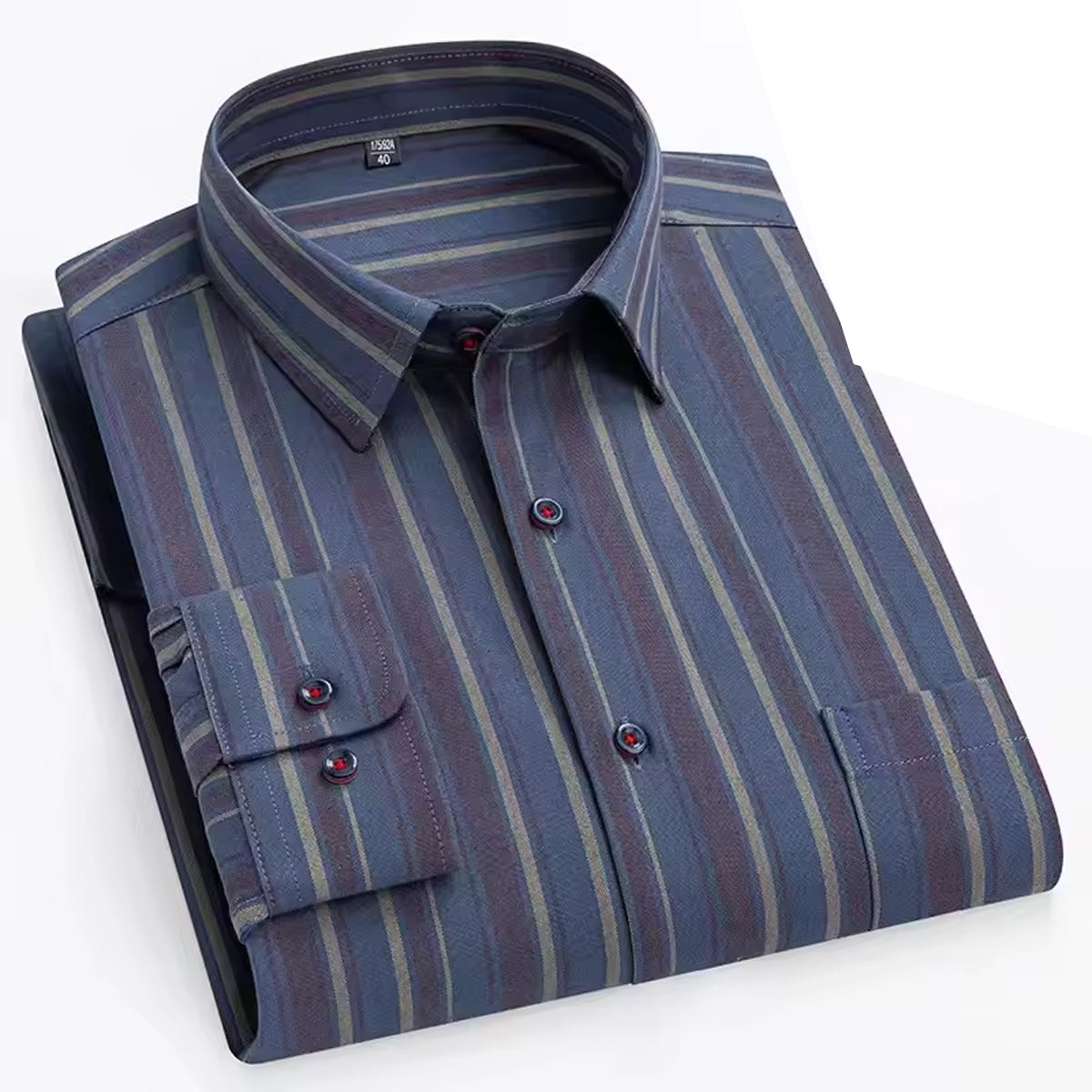 Men’s Premium Quality Cotton Formal Striped Shirt