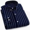 Men’s Formal Striped Shirt | Soft Cotton Fabric